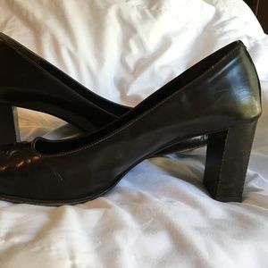 Classic Coach Brown Leather 8.5 Shoes Heels